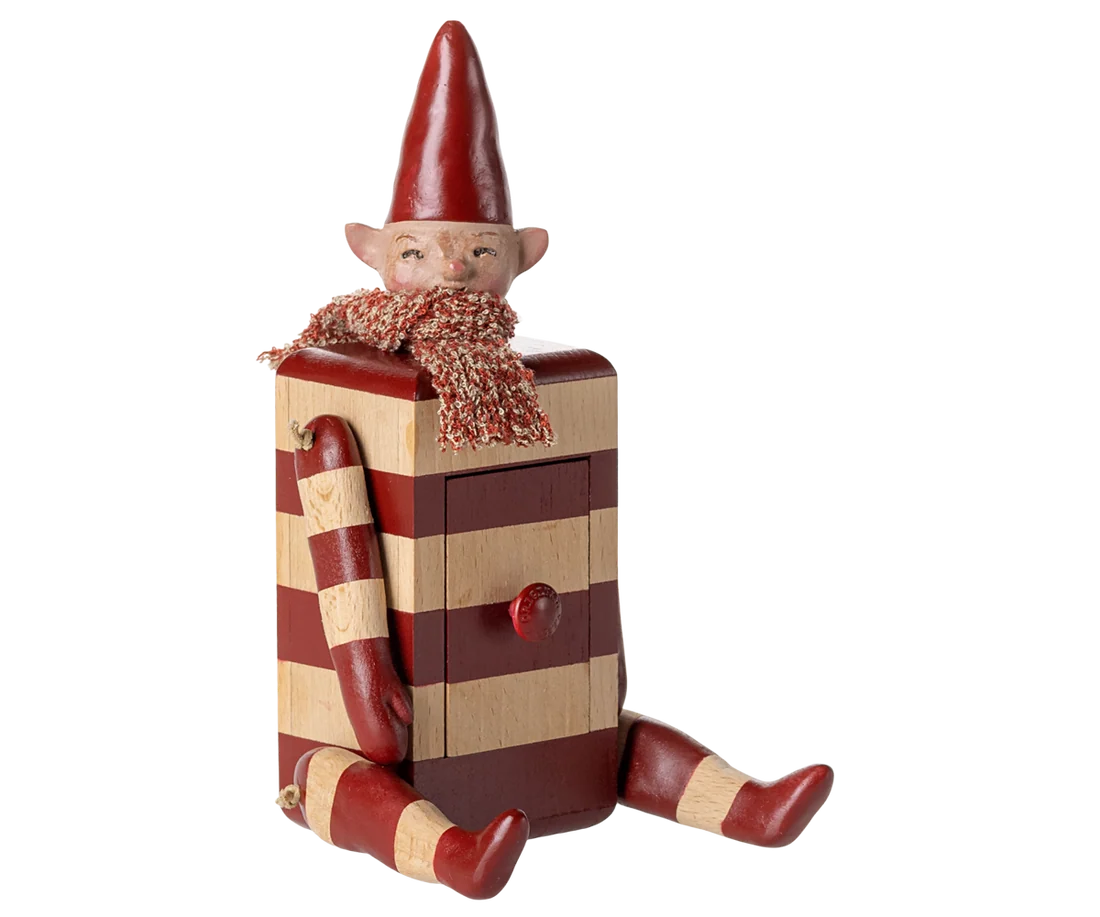 Elf with drawer - Red