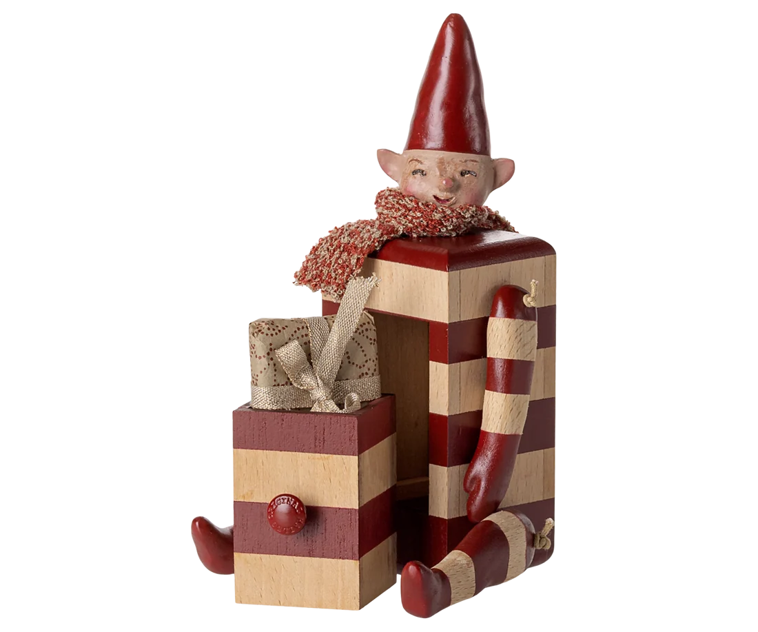 Elf with drawer - Red