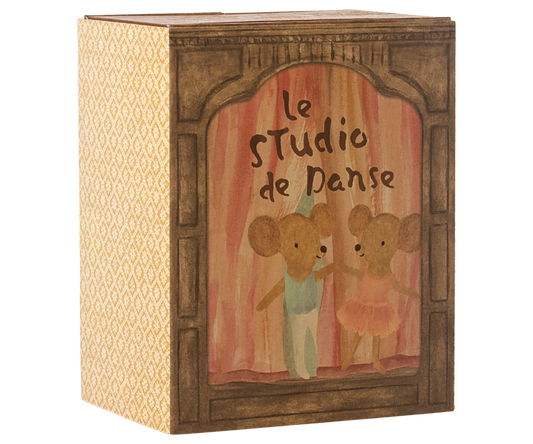 Ballet Mice in Dance Studio - Little Brother + Sister