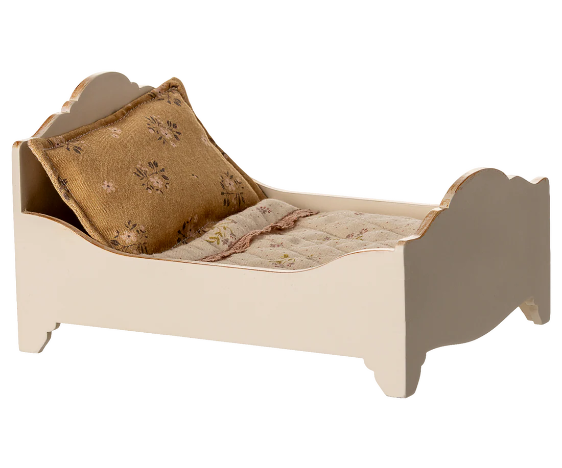 Wooden Mouse Bed - Off White