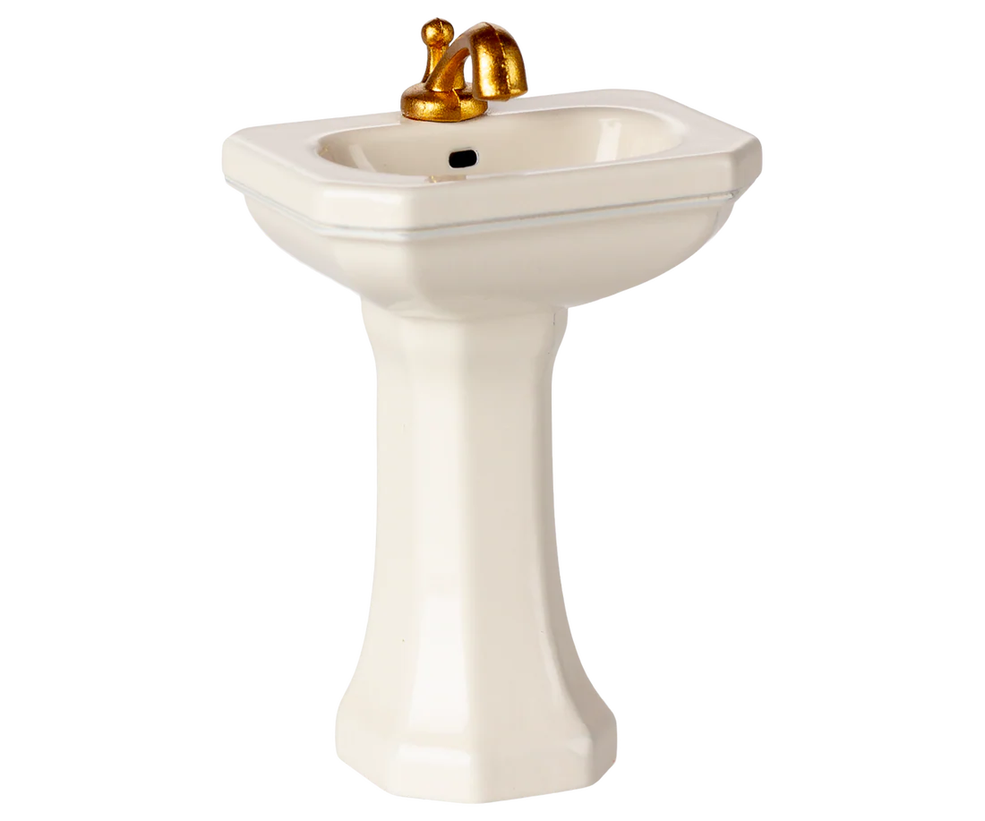 Bathroom Sink for Mouse - Off White