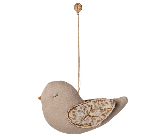 Fabric ornament, Bird - Branches - Blue