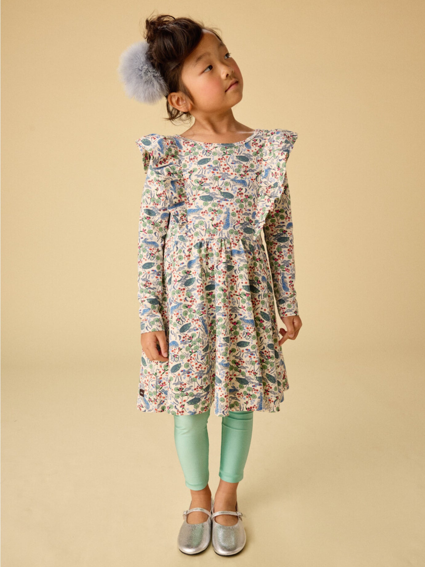Ruffle Shoulder Ballet Dress - Rabbit&Turtle Folktale