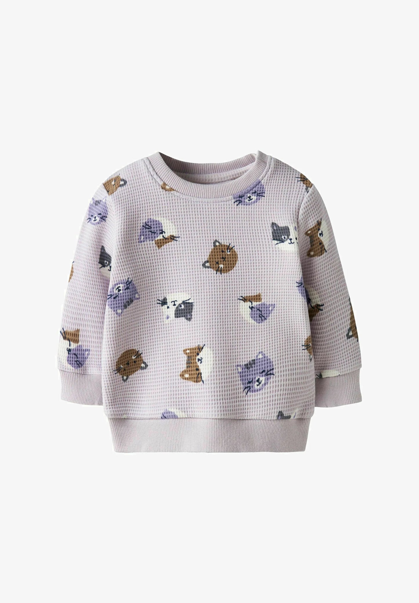 Organic Cotton Sweatshirt - Lilac Marble - Name it