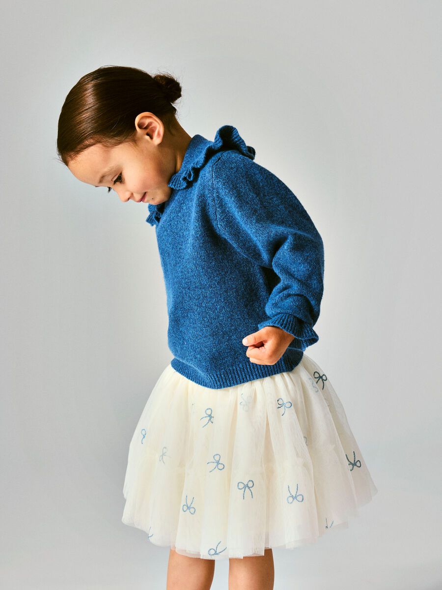 Knitted  pullover - Vintage indigo