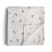 Extra Soft Muslin Swaddle- Whales