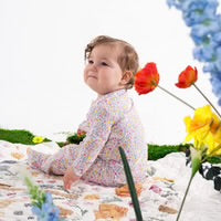 Modal Magnetic Footie - Bunny Blossom