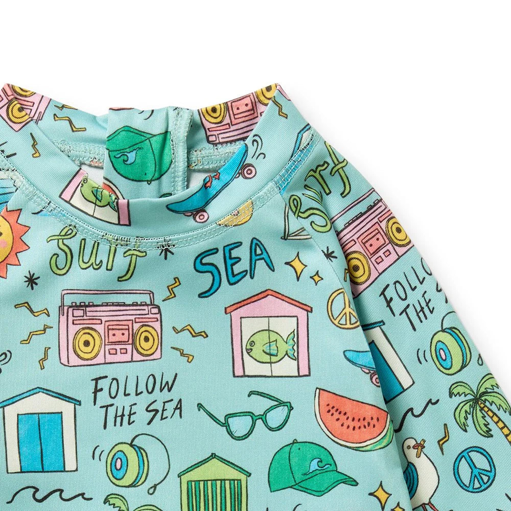 Sun Surf & Sea One Piece -Boyleg Swimsuit