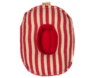 Rubber Vacation Boat-Red Stripe -small mouse