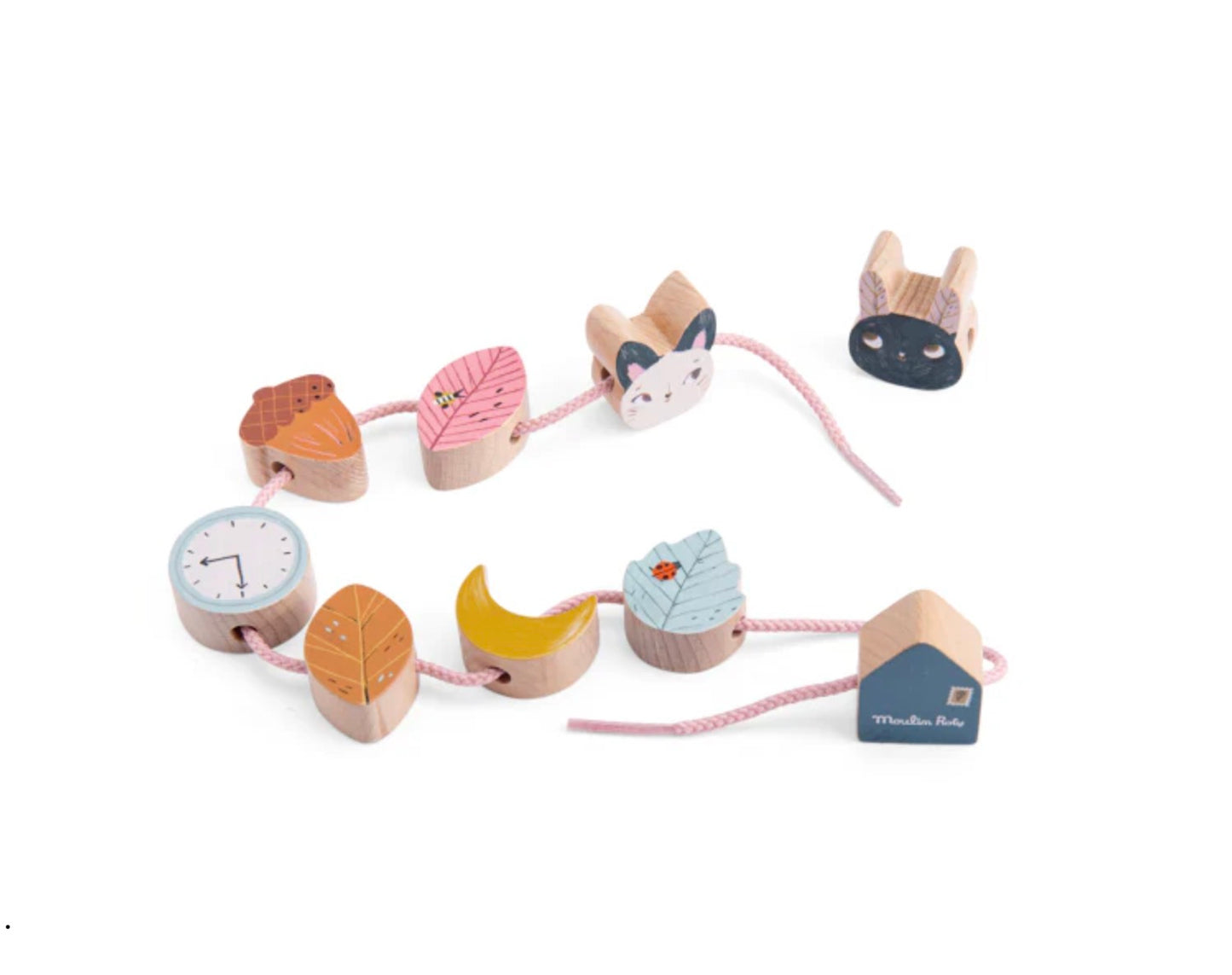 Apres La Pluie - Wooden Lacing Beads
