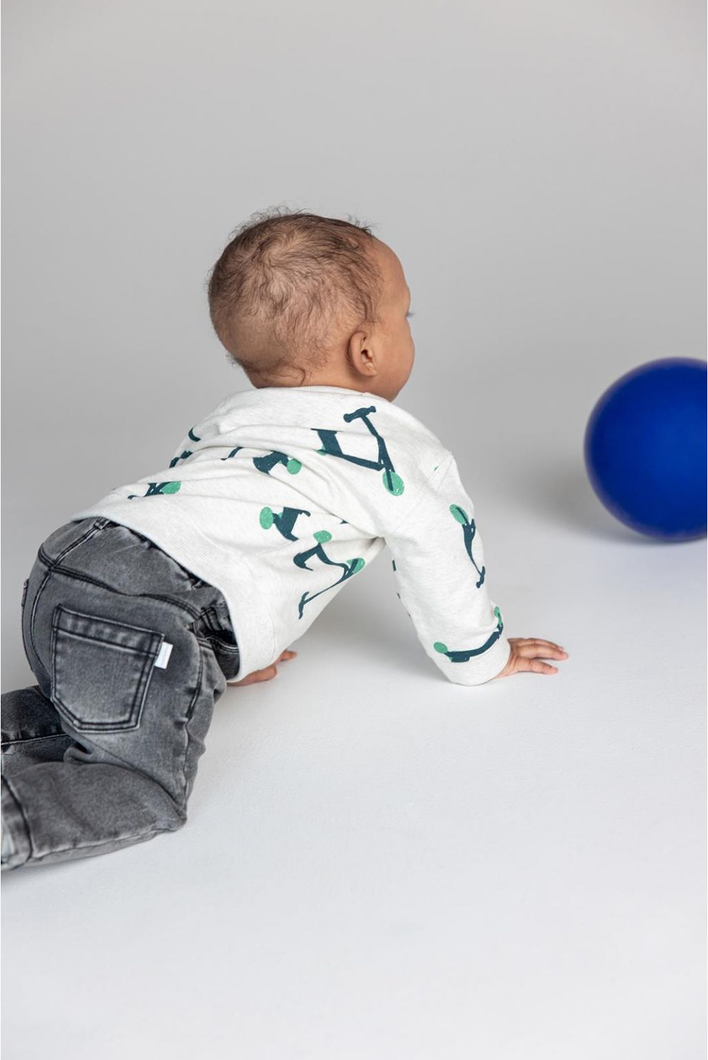 Sheldon Long Sleeve Sweatshirt - Green Scooters