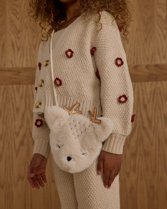 Boxy Crop Cardigan - Ruby Daisy