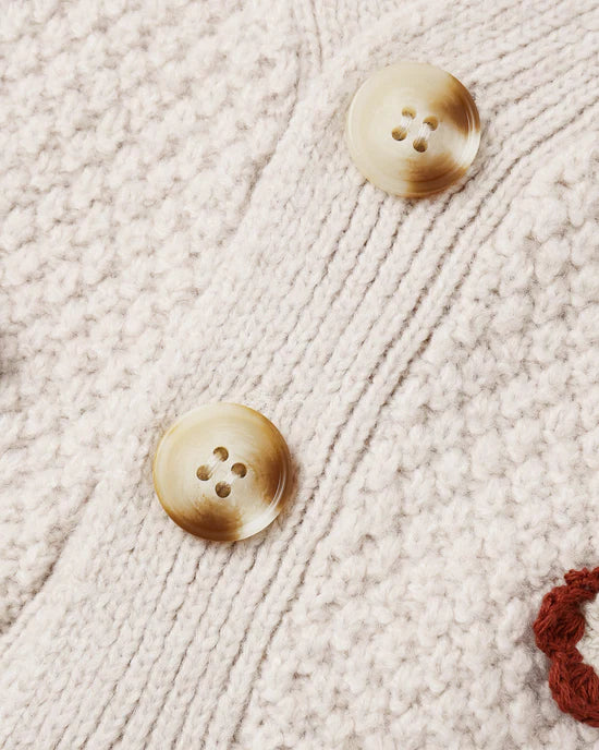 Boxy Crop Cardigan - Ruby Daisy