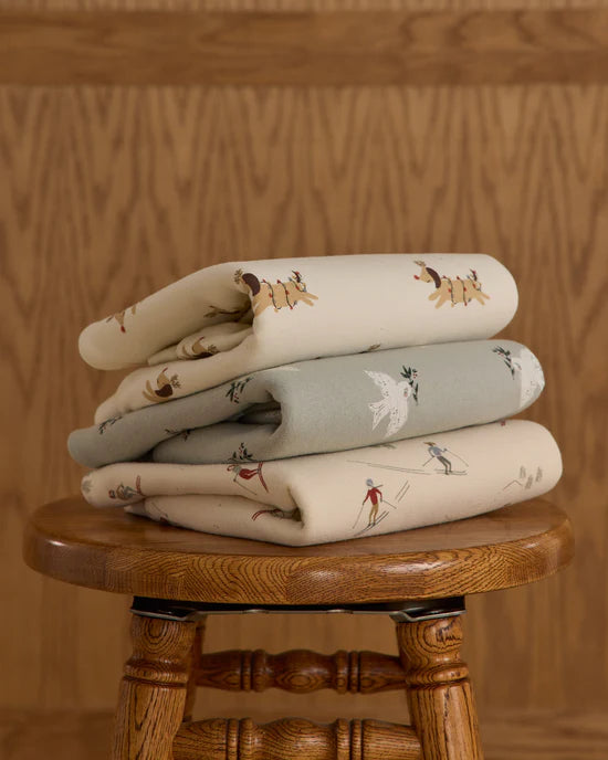 Raglan Jumpsuit - Christmas Dogs