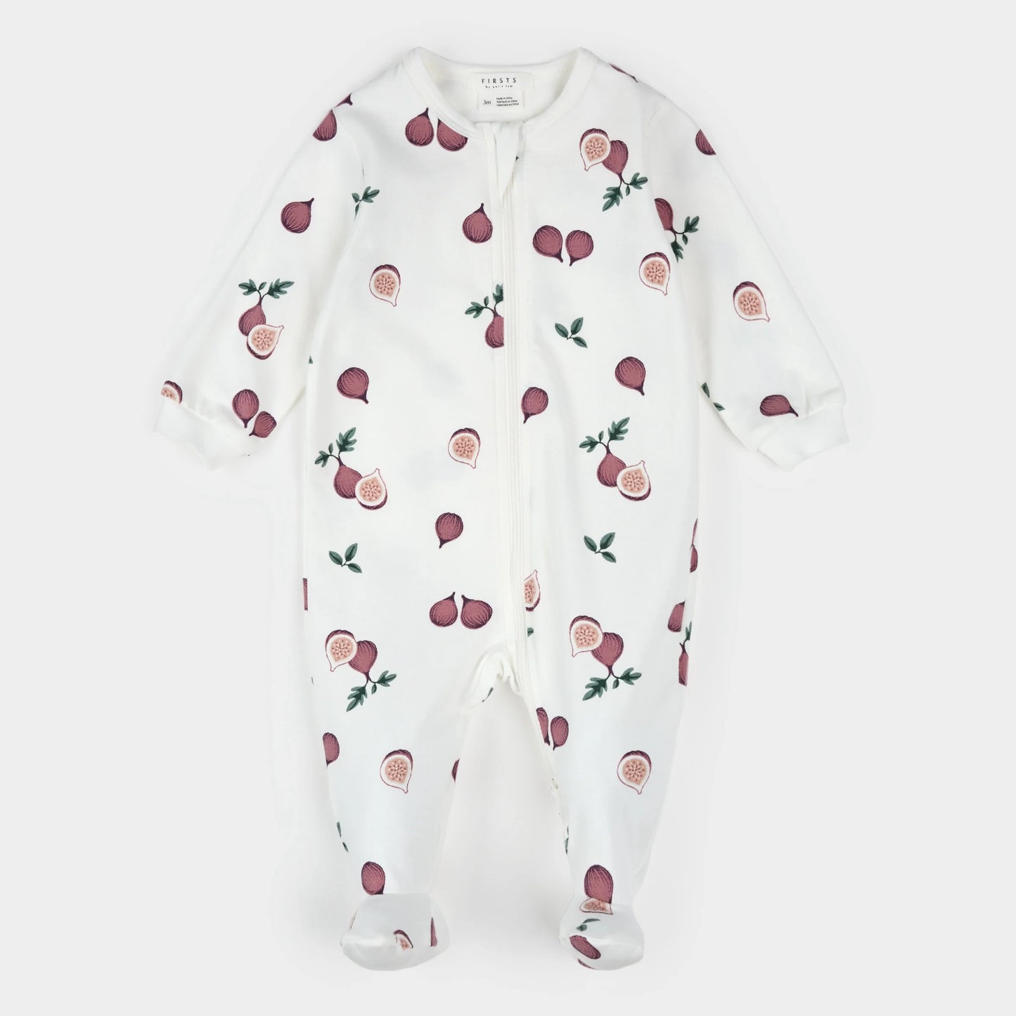 Figs Print on Off-White Sleeper