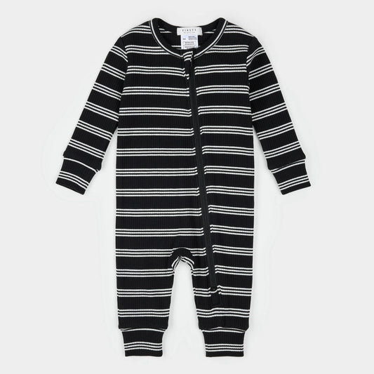Black Striped Modal Rib Sleeper