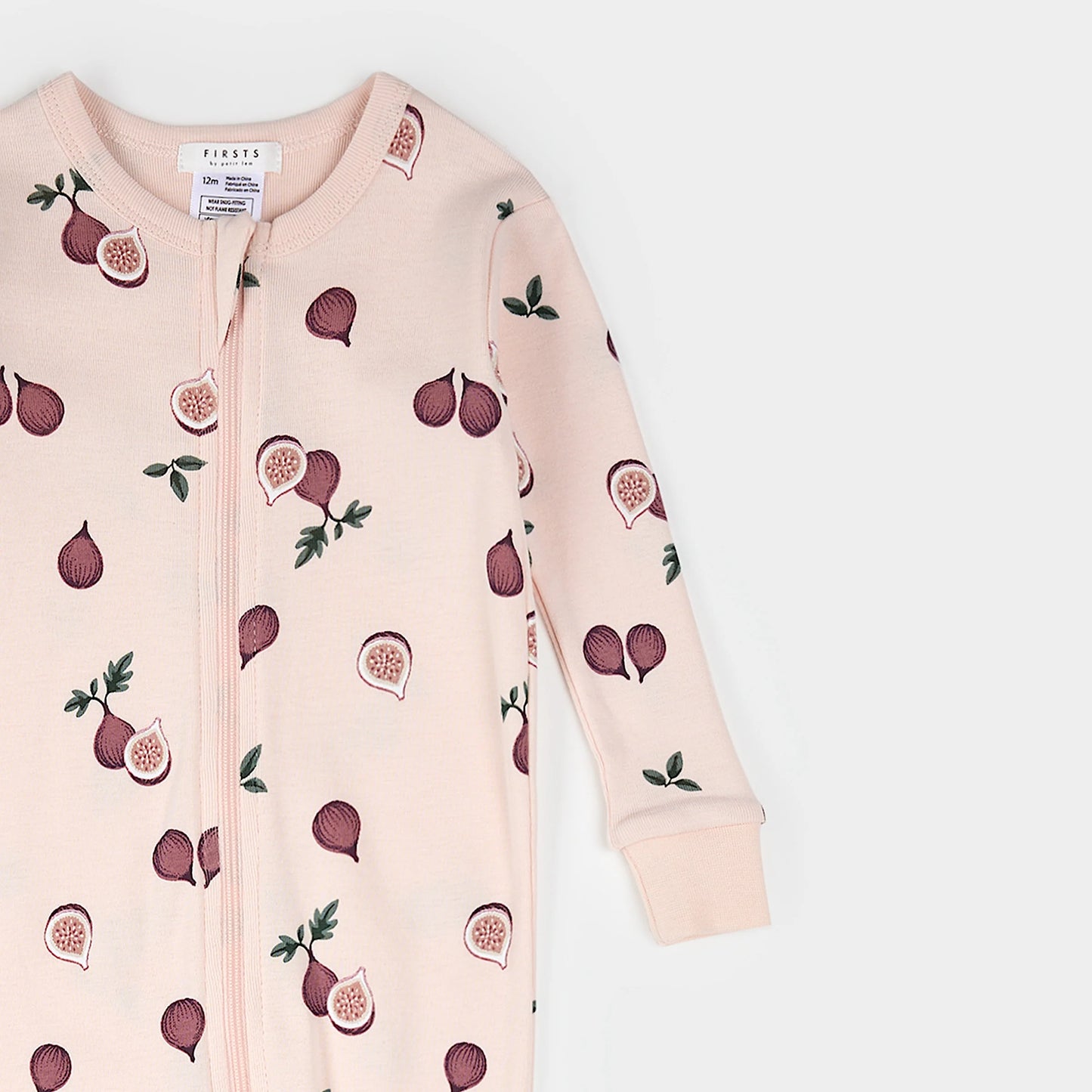 Figs Print on Light Pink Covertible Sleeper