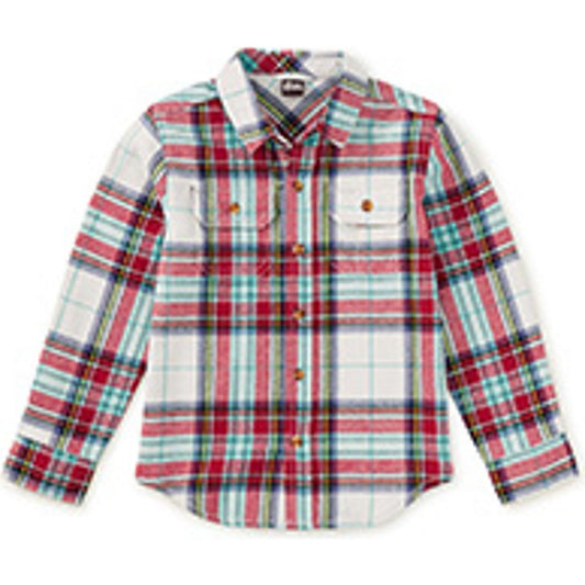 Flannel Button Up Shirt - KORBP301