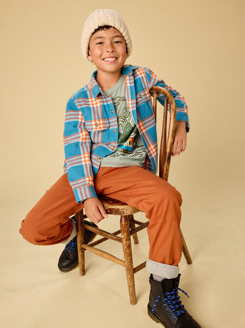 Korean Train Layered Tee-Sea