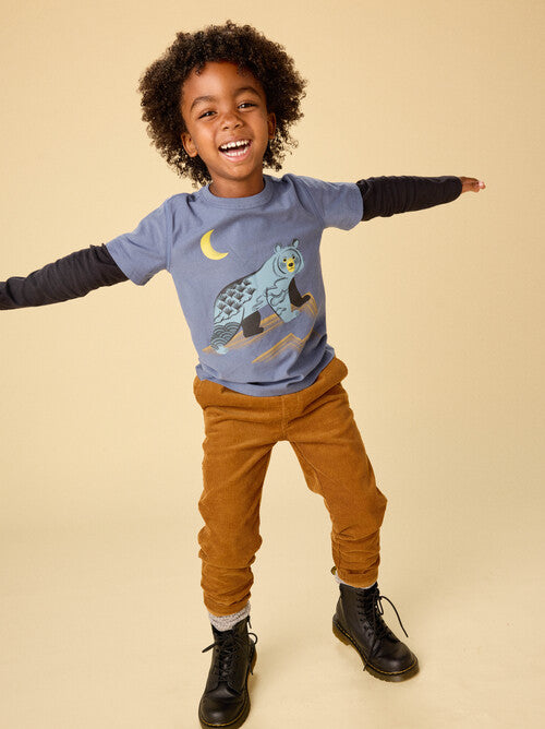 Decorated Bear Layered Toddler Tee-