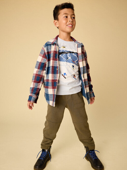 Playwear Jegging - Grape Leaf