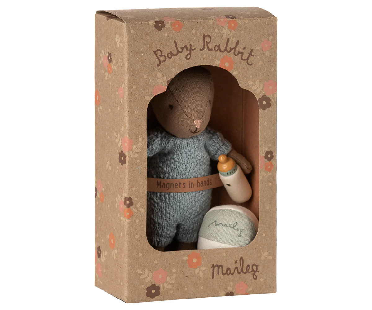 Micro Rabbit Set-Brown-Blue