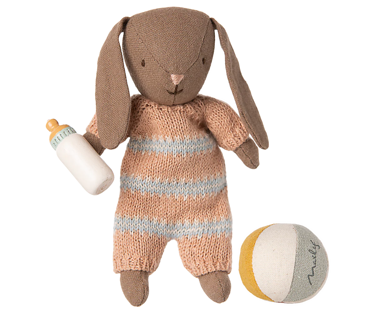 Bunny Set-Micro-Brown-Dusty Rose