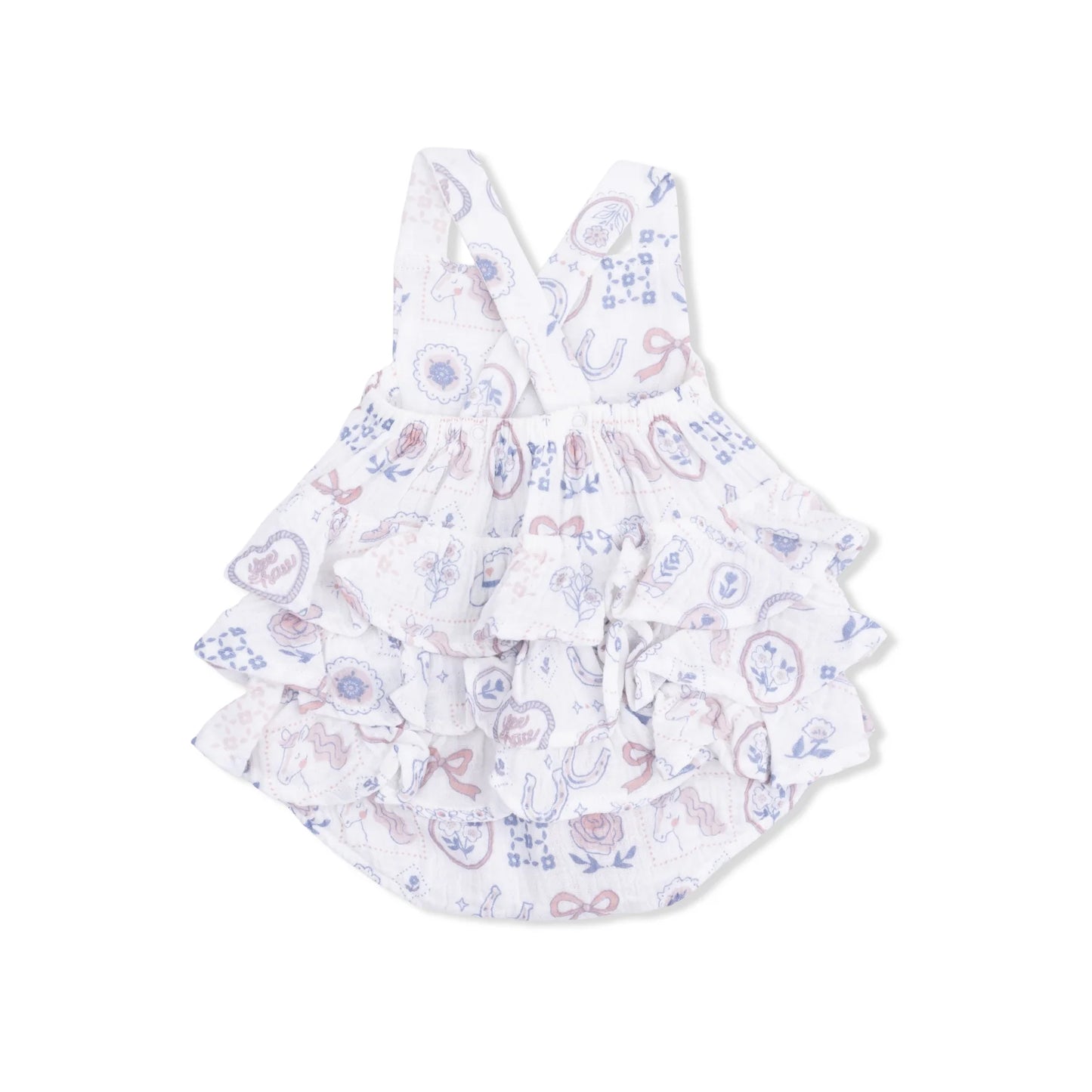 Ruffle Sunsuit - Country Western Heirlooms