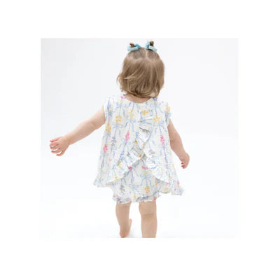 Ruffle Back Top and Bloomer - Ribbon Bouquets