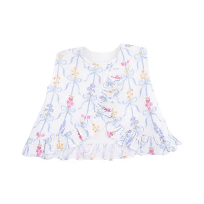 Ruffle Back Top and Bloomer - Ribbon Bouquets