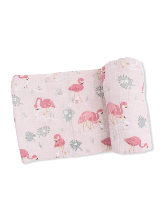 Swaddle Blanket - Flamingo