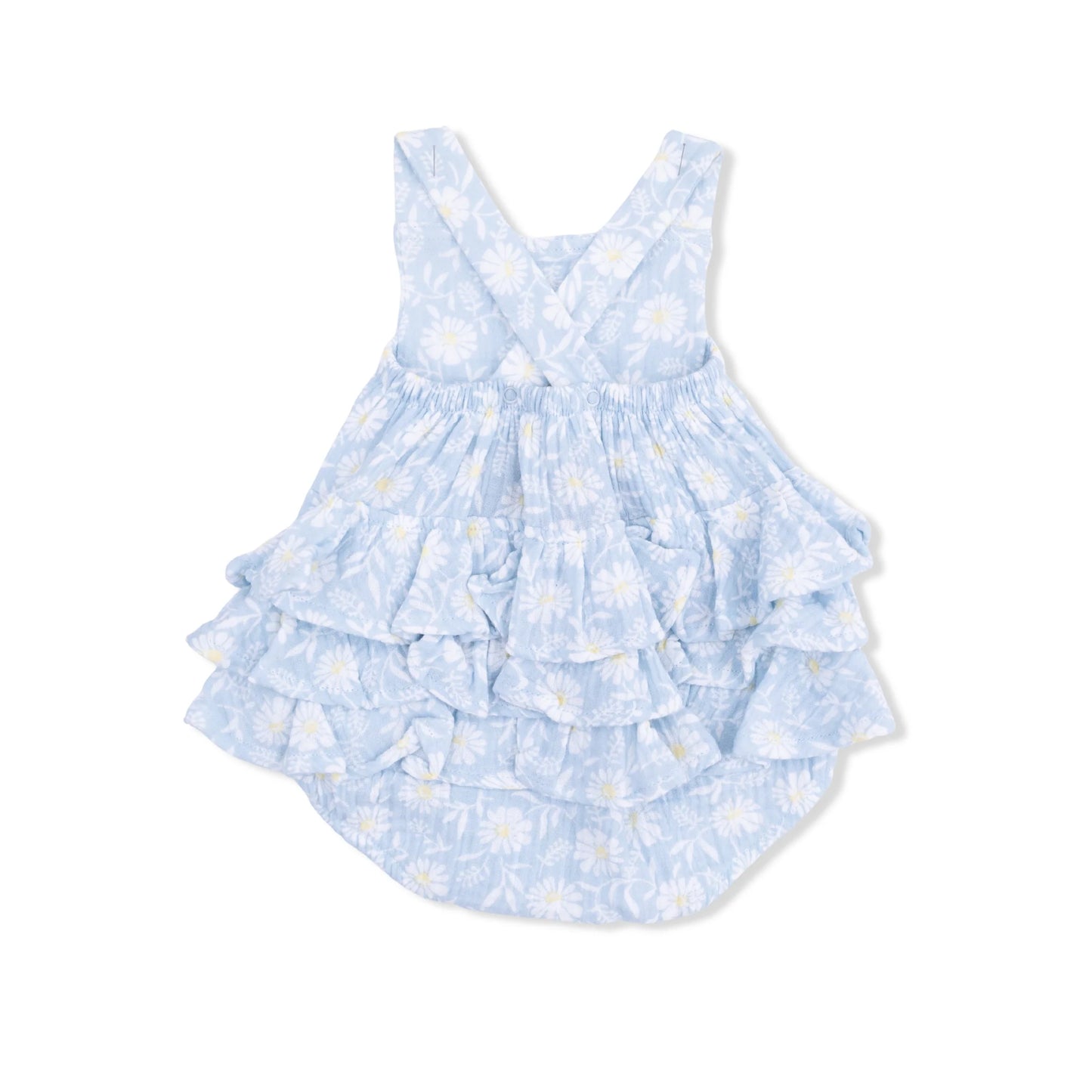 Ruffle Sunsuit - Western Diasies