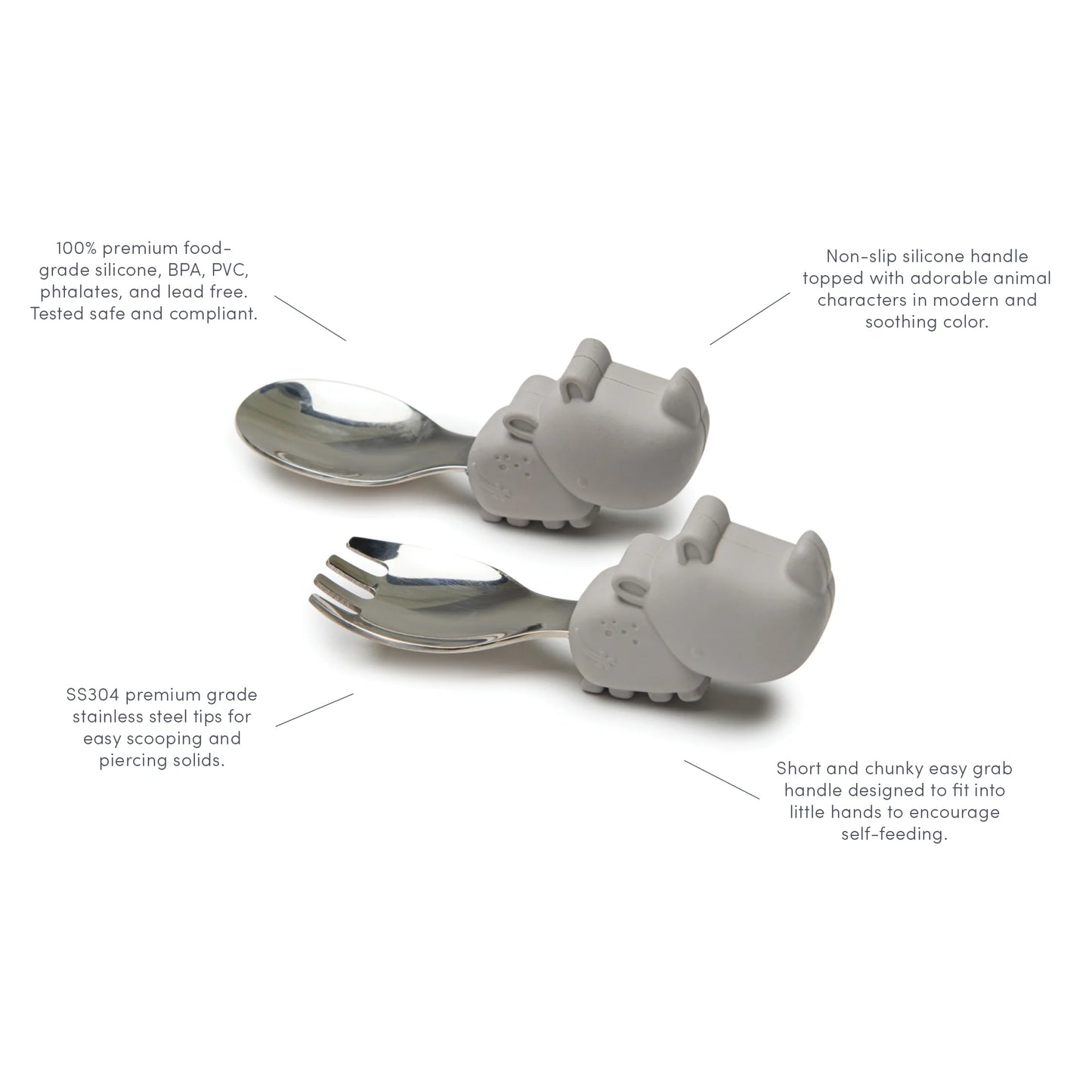 Learning Utensils Set - Elephant