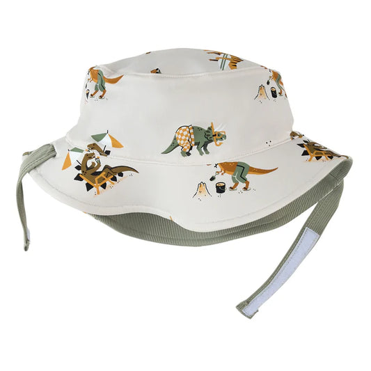 Beach Dinos Reversible Sun Hat - Baby