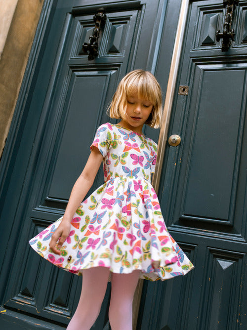 Short Sleeve Ballet Dress - Flutter Fiesta