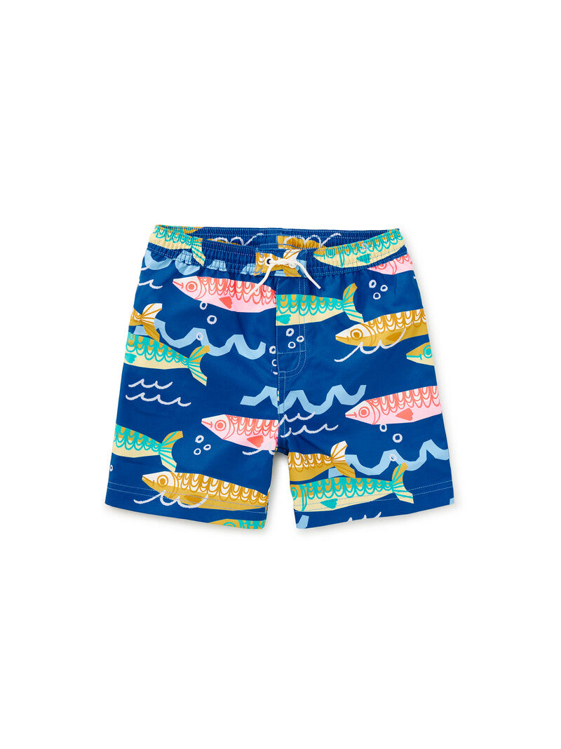 Mid-Length Swim Trunk - Sardinas del Mar