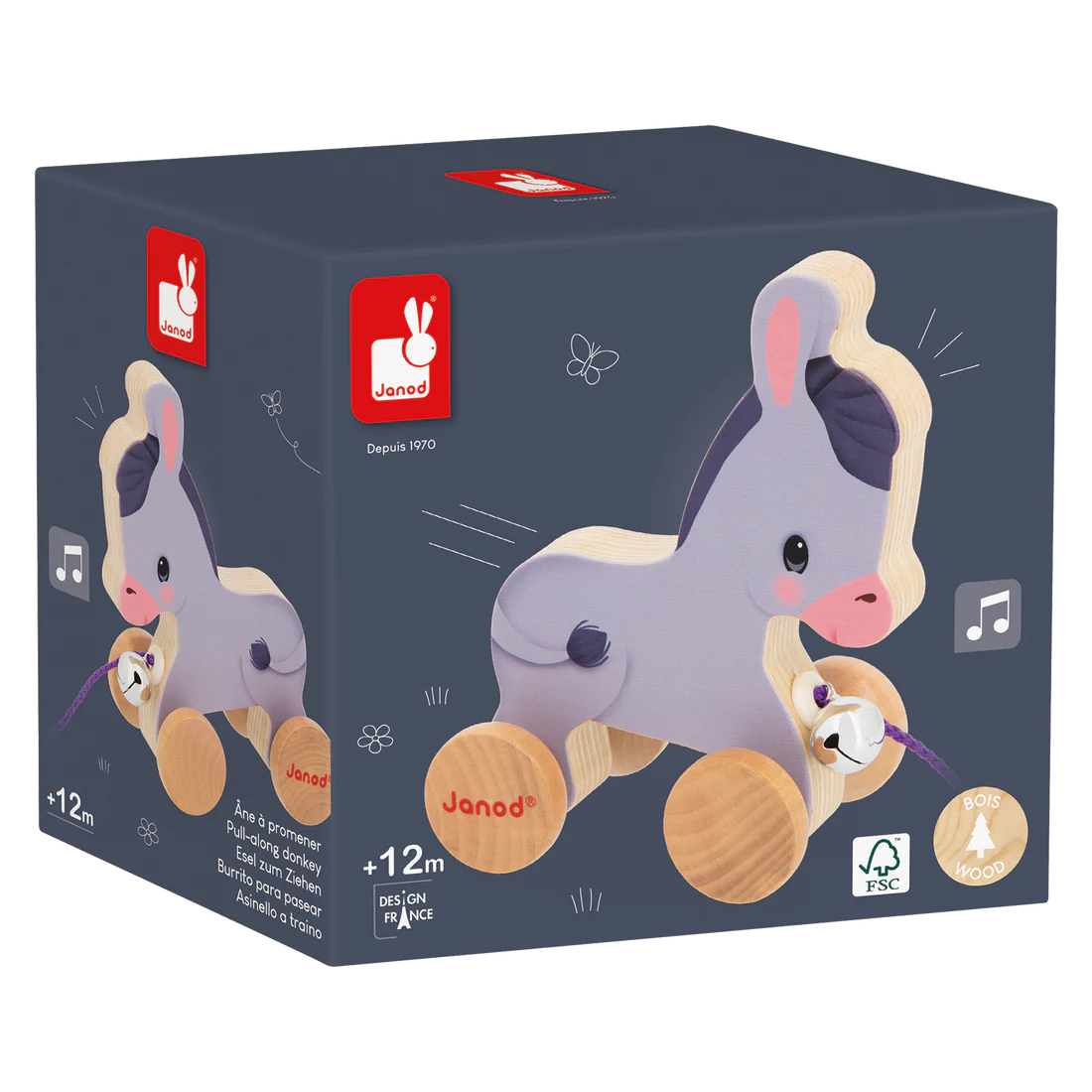 Farm-Pull Along Donkey