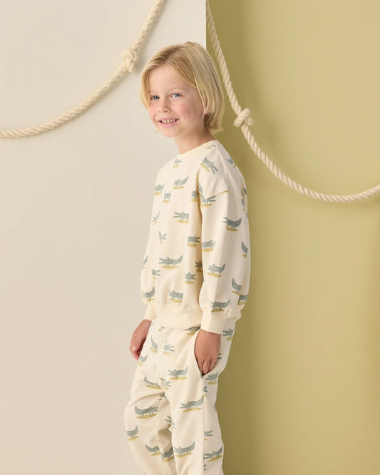 Relaxed Sweatshirt - Alligators