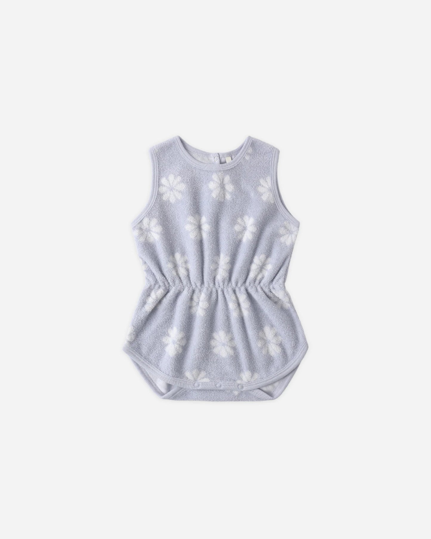 Cinch Playsuit - Periwinkle Daisy