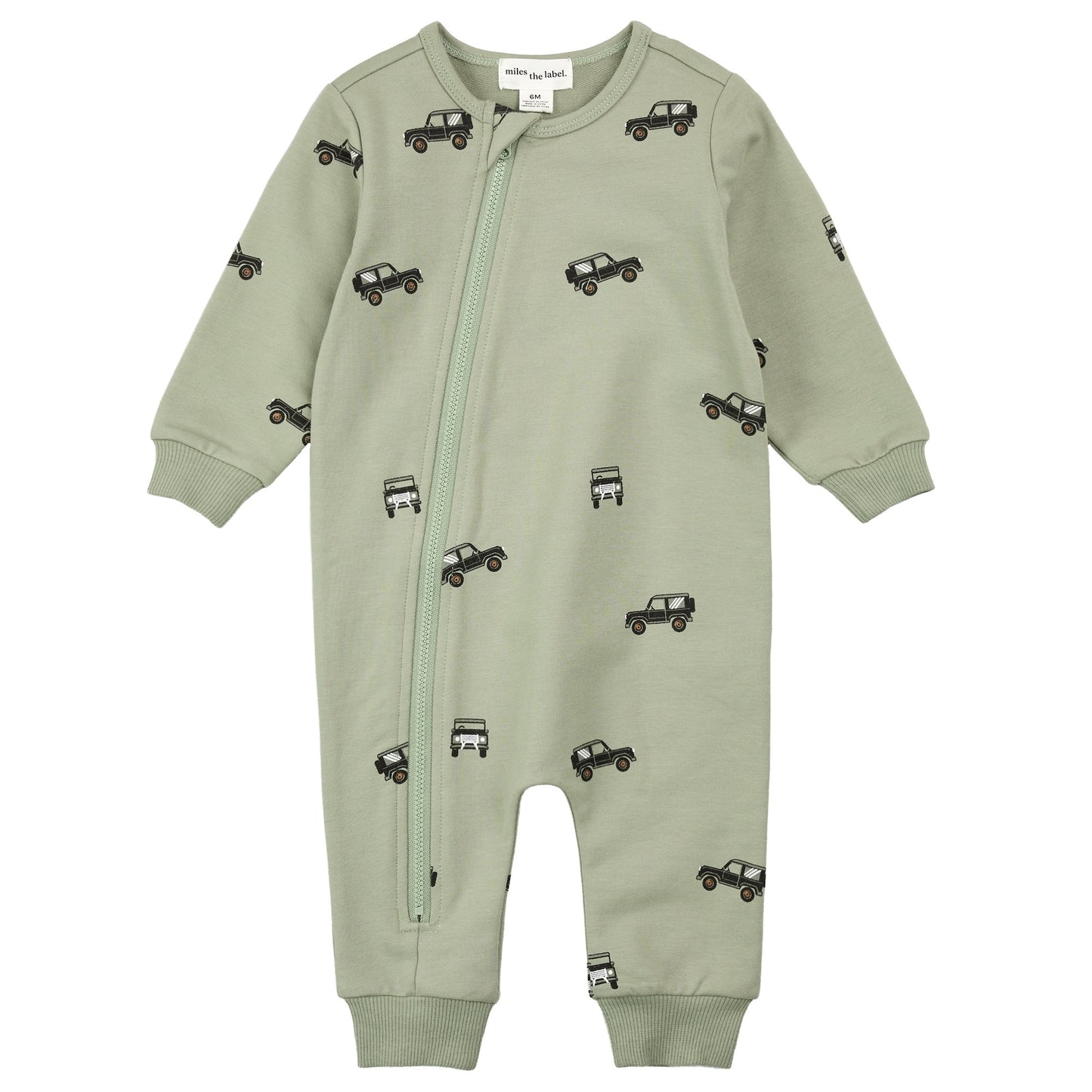 Baby Overall Knit-Green Dusty (25FMW05N01-B)