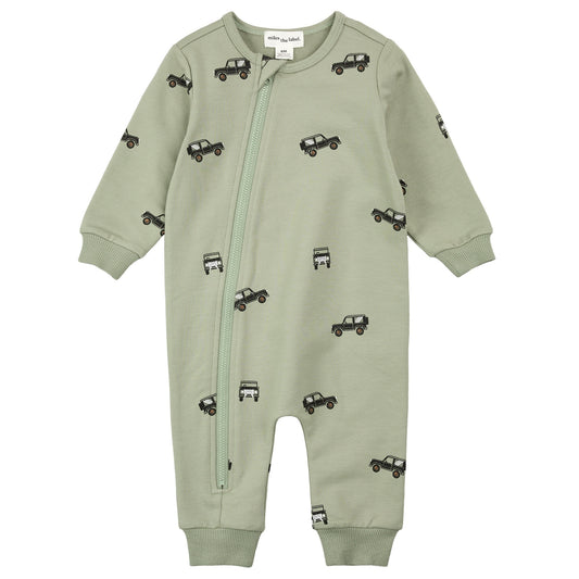 Baby Overall Knit-Green Dusty (25FMW05N01-B)