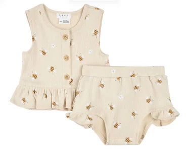 Bee Peaches - 2pc Set