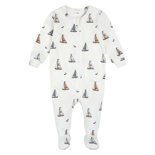 Footed Sleeper - SailBoat
