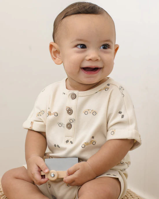 Short Sleeve One-Piece Race Car
