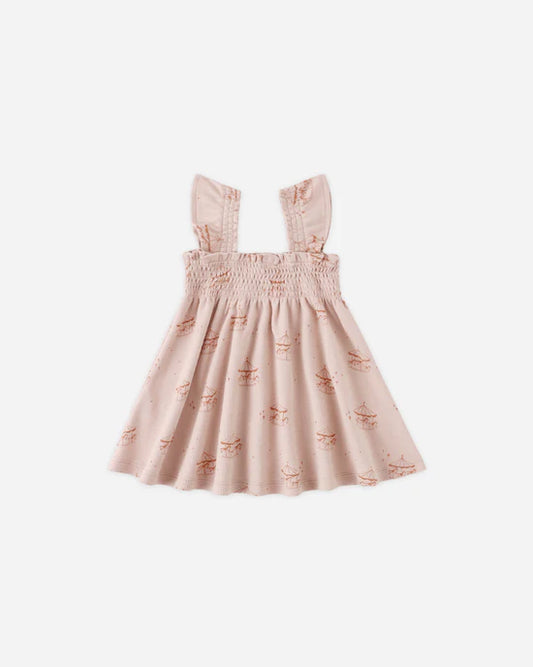 Smocked Jersey Dress Carousel