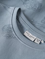 Varon Printed Sweatshirt - Dusty Blue