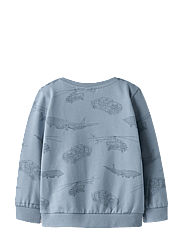 Varon Printed Sweatshirt - Dusty Blue