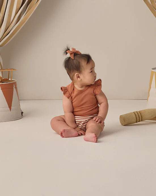 Gathered Bloomer Poppy Stripe