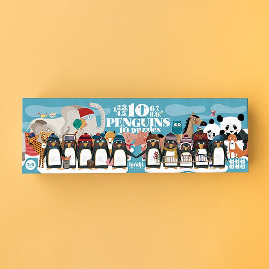 Puzzle - 10 Penguins 10 Puzzles