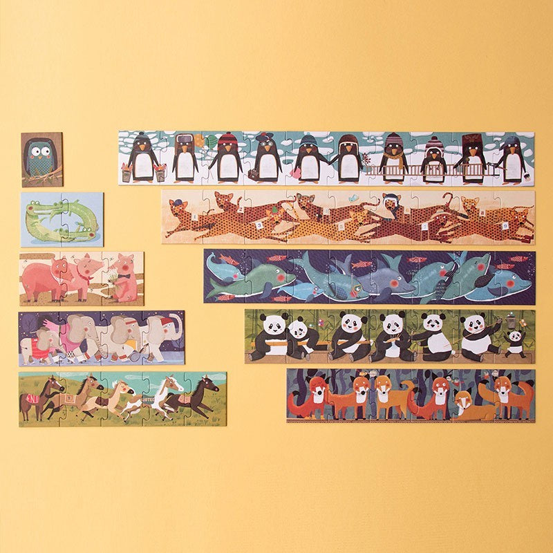 Puzzle - 10 Penguins 10 Puzzles